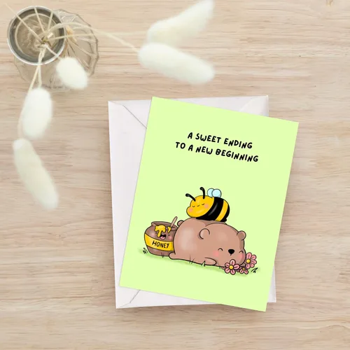 Vista 5 de Bonita tarjeta de felicitaciones – Tarjeta de felicitación con juegos de palabras de Aly Lou Cualquier logro, hito, cumpleaños, promoción, hogar