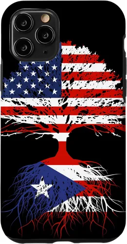 Vista 29 de Puerto Rico Boricuas Roots - Carcasa para iPhone 17, diseño de bandera estadounidense de Puerto Rico