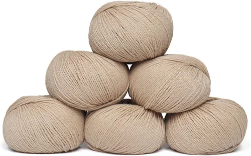 Vista 76 de Juego de 6 madejas de 100% lana de alpaca bebé (10.58 oz) de peso DK, fabricadas en Perú, celestial suave y perfecto para tejer y hacer ganchillo