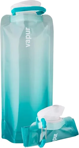 Vista 9 de Vapur Botella Flexible y Plegable de Boca Ancha Anti-Botella con Mosquetón Desmontable, Hidratación Conveniente y Portátil para Viajes y Aventuras