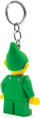 Vista 9 de LEGO Minifigure - Llavero de luz grande de 3 pulgadas de alto, elfo navideño (KE181H), regalo de vacaciones, relleno de calcetines
