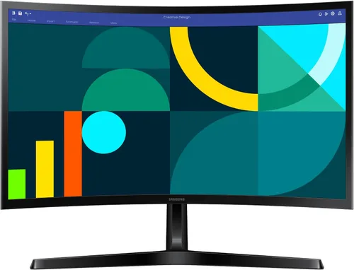 Vista 10 de Samsung Monitor de computadora curvo Essential S3 (S36GD) Series FHD 1800R