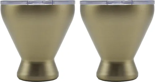 Vista 11 de Cambridge Silversmiths - Juego de 2 vasos de cóctel aislados de 11 onzas