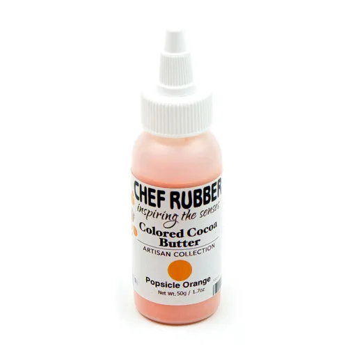 Vista 4 de Chef Rubber Manteca de cacao, colección artesanal, blanco alabastro, 7 onzas
