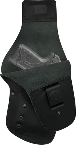 Vista 21 de Urban Carry LockLeather Funda G3 Holster - Diseño híbrido de cuero/polímero para ocultación óptima Disponible en tamaños Cadete, Trooper, Teniente