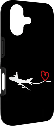 Vista 3 de Funda de aviación para iPhone 17 con modo de avión en vacaciones para hombres y mujeres