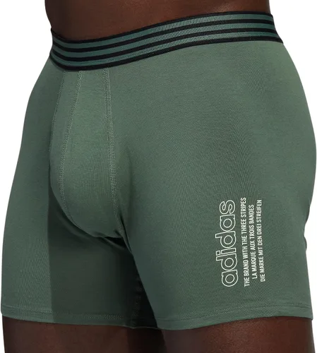 Vista 3 de adidas Men's Core Stretch Cotton Boxer Brief Underwear 4-Pack