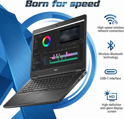 Vista 6 de Dell Portátil Latitude 5490, 14 pulgadas FHD, Core i5-8250U, 8G DDR4,256G