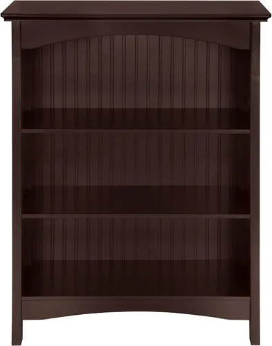 Vista 4 de eHemco Estantería de 3 niveles con 2 soportes arqueados, 40 pulgadas, cereza