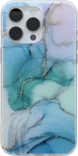 Vista 75 de Funda degradada para iPhone 14 Pro - Diseño multicolor degradado naranja y amarillo, resistente a los impactos y con imanes