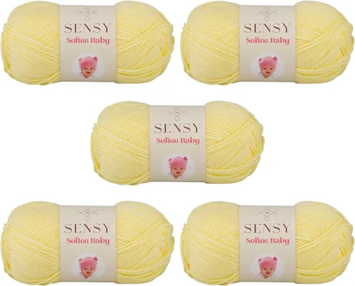 Vista 62 de Sensy Softee Hilo para Bebé, 3.5 oz, 275 yardas, Gauge 3 Light (Almendra)
