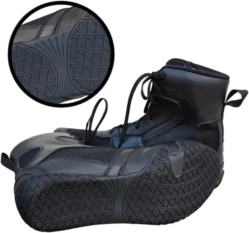 Vista 7 de Zapatos de boxeo profesionales transpirables, zapatos de entrenamiento para adultos y jóvenes, hombres y mujeres, suela de goma antideslizante