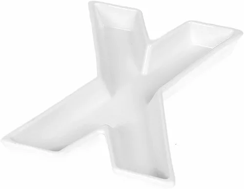 Vista 18 de Coffeezone - Plato de cerámica para dulces y nueces, decoración para bodas y fiestas, Blanco