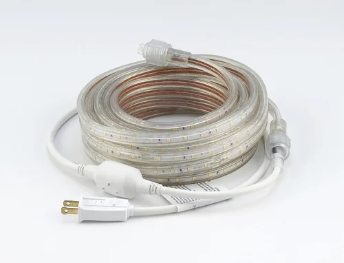 Vista 3 de CBconcept Listado UL, 50 pies, súper brillante 13500 lúmenes, 3000 K blanco cálido, regulable, tira de luz LED plana flexible de 110-120 V CA, grado