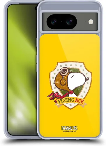 Vista 183 de Head Case Designs Officially Licensed Peanuts Flying Ace The Many Faces of Snoopy Gel Case [Military Grade Protection] Compatible with Google Pixel 3