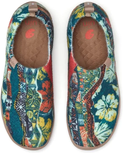 Vista 58 de UIN Mocasines casuales para mujer, de viaje, pintados, para caminar, ligeros, cómodos, de lona, tenis de moda