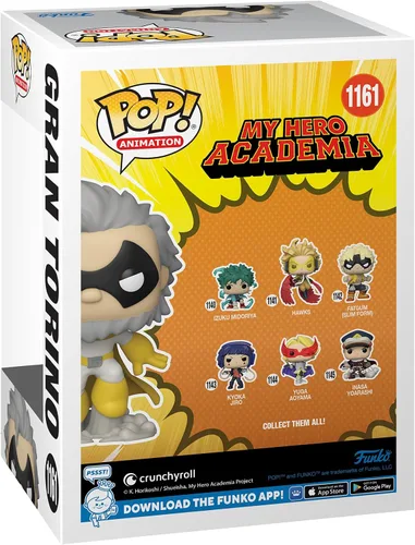 Vista 4 de Pop Animation My Hero Academia - Figura de acción exclusiva de 3.75 pulgadas, Gran Torino #1161