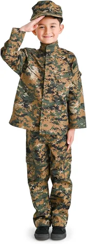 Vista 2 de Trooper Ropa Woodland Marine Youth Uniforme 3 PC (Woodland MARPAT)