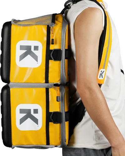 Vista 5 de KitBrix Bolsa de equipo deportivo - Bolsa impermeable para natación, ciclismo, correr, gimnasio, fútbol, fútbol, transición de triatlón, carreras