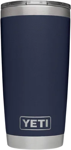 Vista 51 de YETI Rambler - Vaso de acero inoxidable con aislamiento al vacío de 20 onzas con tapa MagSlider Blanco