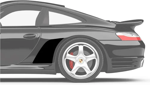 Vista 24 de Adhesivos de vinilo para guardabarros laterales con chip de roca lateral compatibles con Porsche 911 996 997 991 992 (991, azul)