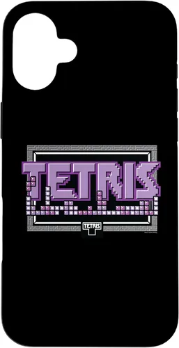 Vista 22 de Funda con logotipo de 8 bits para iPhone 11 Tetris