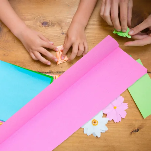 Vista 6 de LIFKOME Papel crepé dobleces rollo de papel crepé hojas italianas rosas papel de regalo para obras de arte floral, bricolaje, decoración de boda