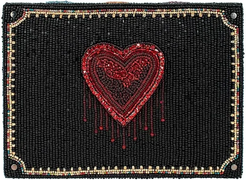 Vista 2 de Mary Frances Cajas de joyería con cuentas (Love All Around)