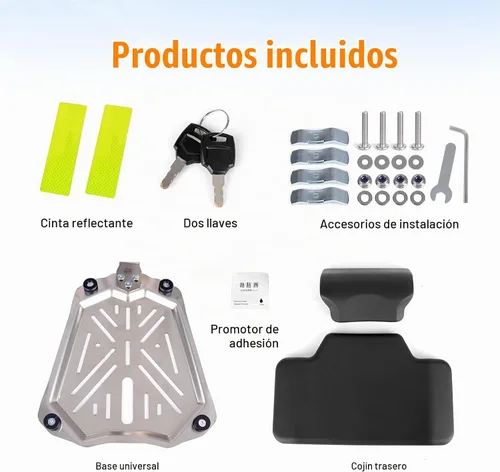 Vista 7 de Caja Superior de Motocicleta de 55L con Panel Molle Caja Superior Universal para Motocicletas Adecuada para Guardar Cascos y Equipaje
