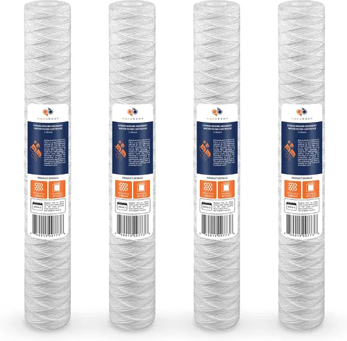 Vista 10 de Aquaboon Cartucho de filtro de agua para heridas de cuerda de 1 micrón, 20 x 2.5 pulgadas, reemplazo del filtro de agua para toda la casa