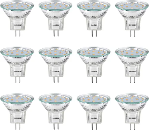 Vista 10 de MR11 GU4.0 focos de ledes, 20w, focos halógenos equivalentes, base Gu4