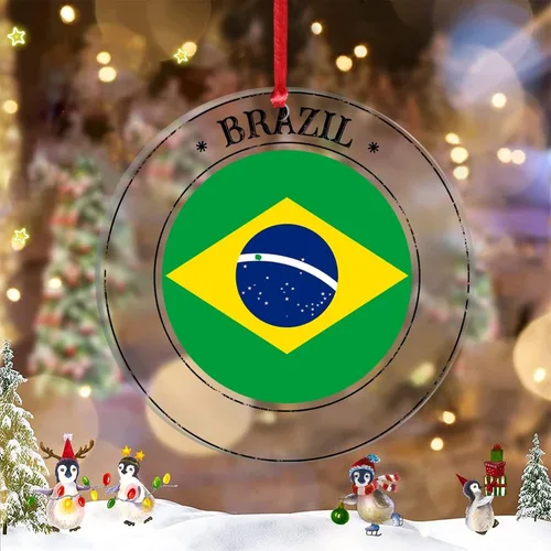 Vista 6 de Adornos de Navidad de Bolivia 2022, adorno de bandera de Bolivia para decoración de árbol de Navidad, recuerdo de ciudad de campo de Bolivia