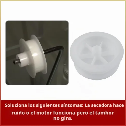 Vista 4 de WE12X81 - Pieza de repuesto para rueda de polea tensora de secadora compatible con secadores GE