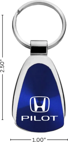 Vista 6 de Honda Au-TOMOTIVE - Llavero con forma de lágrima, color dorado (Azul)