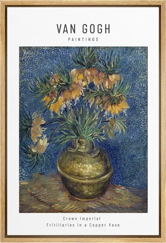 Vista 61 de SIGNWIN Lienzo enmarcado para pared, diseño de Vincent Van Gogh, un par de amantes, naturaleza, ilustraciones de área silvestre, bellas artes