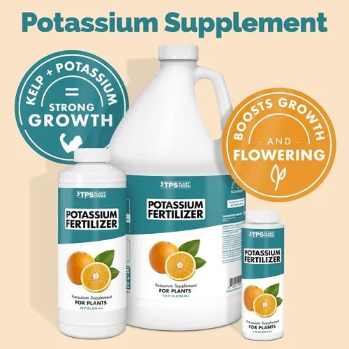 Vista 3 de TPS NUTRIENTS Fertilizante de Potasio para Plantas, Promueve el Crecimiento, Brotación y Floración, Alimento Vegetal Líquido 8 oz (250mL)