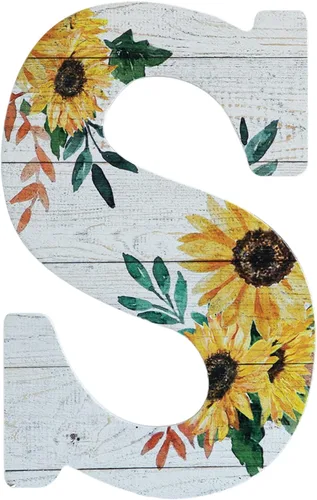 Vista 24 de COLLECTIVE HOME - Letras de madera de 12 pulgadas para decoración de pared, letrero rústico de pared, letreros decorativos para colgar, número