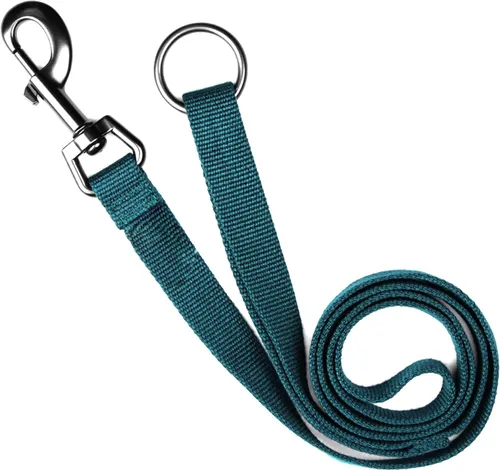 Vista 12 de Correa de perro beige para perros pequeños, 4 pies, 90% rayón derivado de bambú, correa de perro 10% poliéster, resistente y duradera, mango con una