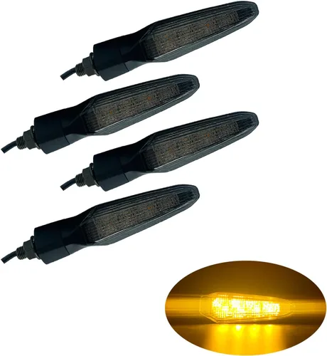 Vista 16 de Luz de señal de giro LED E-MARK Vehículo Inspección 2 unids set moto universal alto brillo DC12V