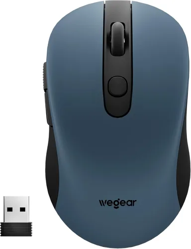 Vista 13 de wegear Ratón inalámbrico USB para computadora portátil, Mac, ratón Negro