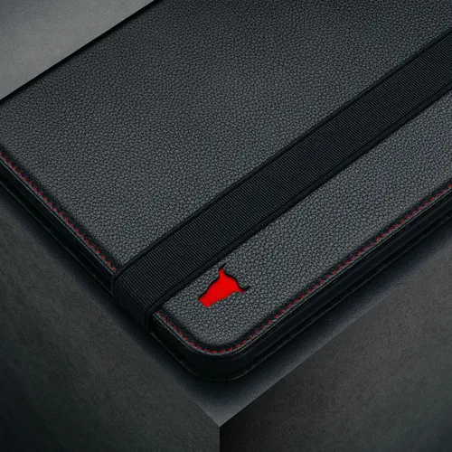 Vista 5 de TORRO Funda compatible con iPad mini 7/6 – Funda de piel auténtica para iPad mini de 7ª/6ª generación (2024/2021) con función de soporte
