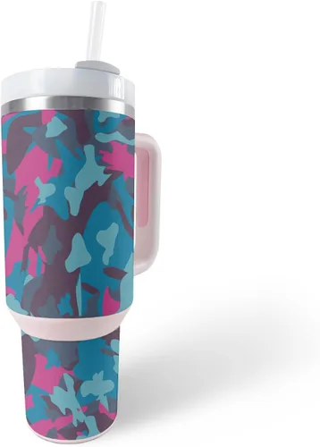 Vista 28 de MightySkins Skin - Vaso de vinilo compatible con Stanley The Quencher H2.0 FlowState de 40 onzas, color verde CBD, protectora, duradera y única