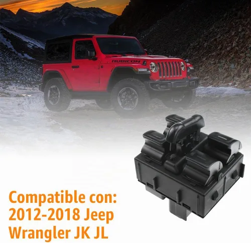 Vista 2 de Interruptor eléctrico de ventana para Jeep Wrangler 2012-2018