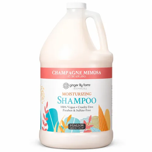 Vista 38 de Ginger Lily Farms Botanicals Champú hidratante para todo tipo de cabello, 100% vegano y libre de crueldad, aroma a pera de manzana, repuesto de 1