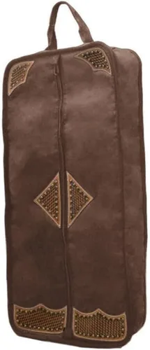 Vista 11 de Tahoe Premium Durango Western Halter, bolsa de transporte y almacenamiento - Construcción acolchada impermeable de tres capas con agarre de mano