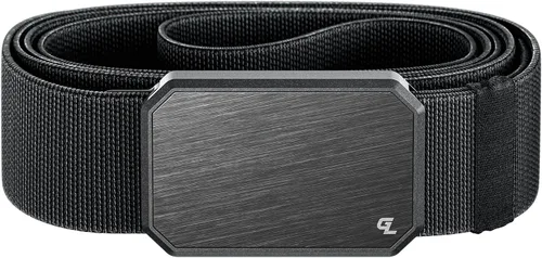 Vista 16 de Groove Life - Cinturón de nailon elástico para hombre con hebilla magnética de aluminio