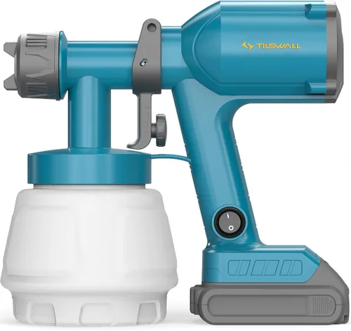 Vista 12 de Tilswall Cordless Paint Sprayer Dreamer400, Fits Dewalt 20V (No Battery)