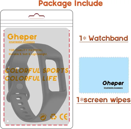 Vista 2 de Correa de reloj suave compatible con Fitbit Charge 6, Charge 5, Charge 4, Charge 3/3SE, correa de muñeca de silicona protectora todo en uno, correa