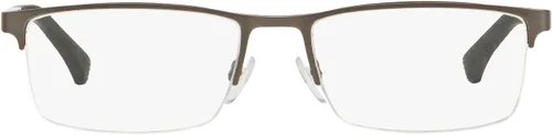 Vista 9 de Emporio Armani Marcos rectangulares para gafas graduadas EA1041 para hombre Lente mate de plomo/Demo.