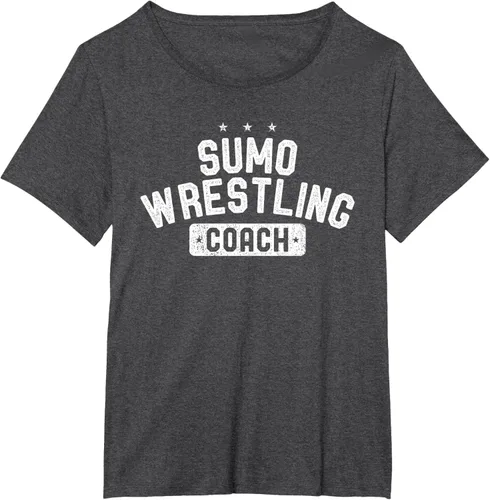 Vista 30 de Camiseta vintage de lucha libre Sumo Entrenador de lucha libre, Negro, S